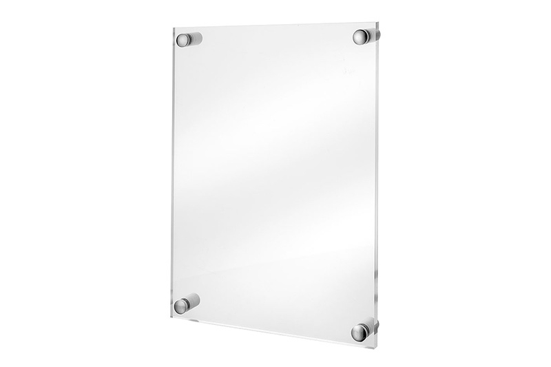 Wandkaarthouders met afstandhouders