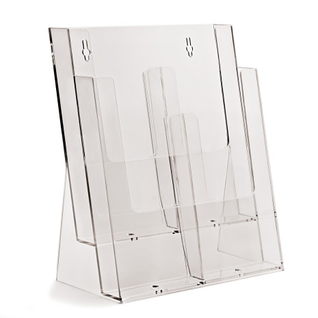 Folderhouder 1/3 A4 (DL), Taymar® | 4 vaks 