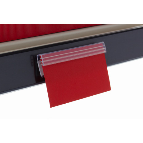 Gripper "L" (100 st.) 20 x 75 mm - max. capaciteit: 2 mm | Zelfklevend