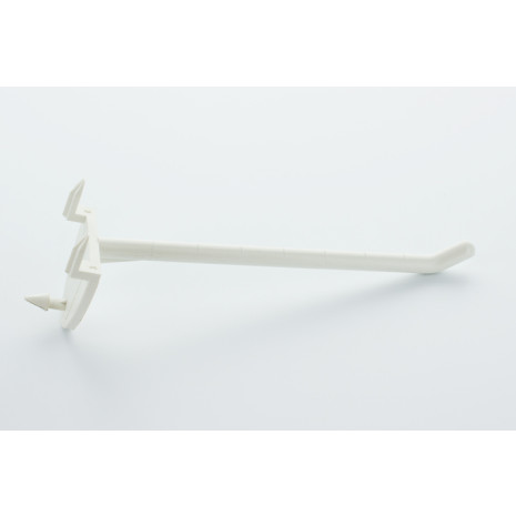 Kartonhaak wit (100 st.) 150mm | Enkel 