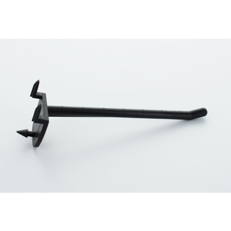 Kartonhaak zwart (100 st.) 150mm | Enkel