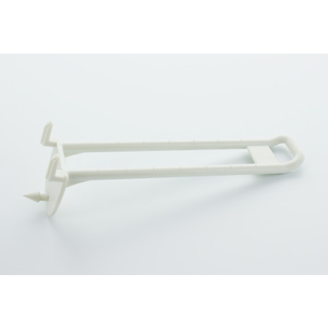 Kartonhaak wit (100 st.) 150 mm | Dubbel 