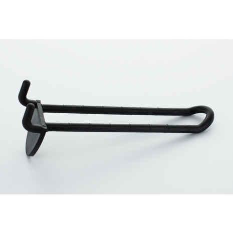 Displayhaak zwart (100 st.) 150 mm | Dubbel