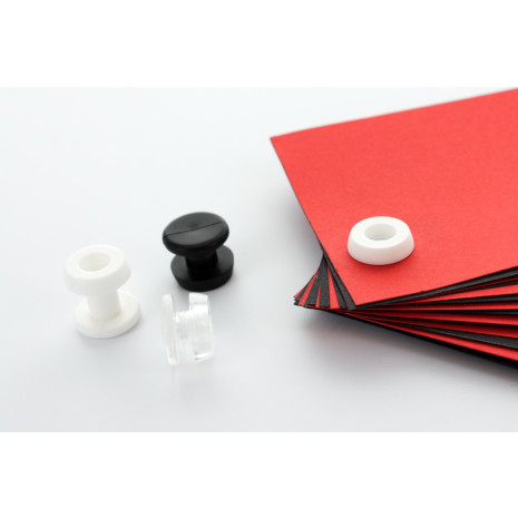 Drukknop wit (1000 st.) | 7,5 mm 