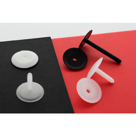 "Large" Drukknop (1000 st.) Zwart | 15 mm 