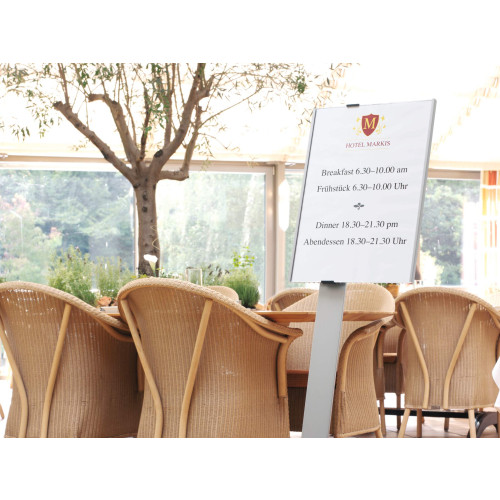 Durable Vloerstandaard Info Sign Stand A4, Per stuk, Art.nr. 481223