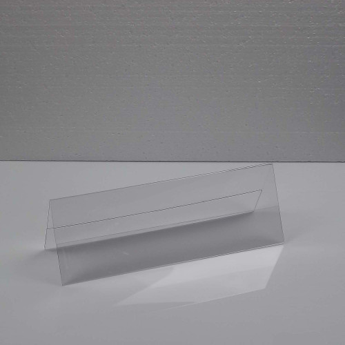 LAITER 60 stuks kunststof naambordjes voor visitekaartjes, naambordjes met houderclip en speld, voor scholen, evenementen, cruises, kleine bedrijven, 90 mm x 56 mm