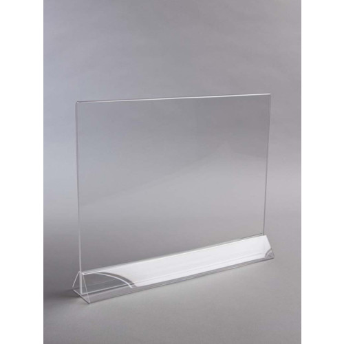 RVS tafelstandaard Innsbruck / 4 mm - Reclame Specialist