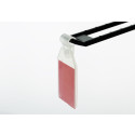 Prijskaarthouder voor dubbele displayhaak (100 st.) 25 x 38 mm