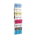 Draadfolderhouder wand 6 vaks A4, Metaal 