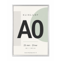 Kliklijst A0 zilver