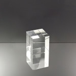 Massief acrylaat blok 80 x 80 x 80 mm (LxBxH)