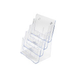Folderhouder 4 vaks A4 "Classic", Deflecto® 