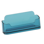 Visitekaarthouder Transparant Blauw