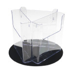 3 X A4 wandhouders met draaidisplay, Deflecto®