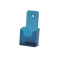 Folderhouder 1/3 A4 (DIN) Transparant Blauw