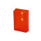 Wandfolderhouder 1/3 A4 (DIN) Transparant Oranje
