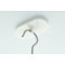 Plafondclip ovaal (100 st.) 40 x 20 mm | Zelfklevend  Plafondknop ovaal 