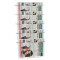 Draadfolderhouder wand 5 vaks A3, Metaal  Draadfolderhouder wand 5 vaks A3, Metaal 