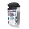 Folderhouder A4 met deksel, Deflecto® folderhouder A4 voor buiten met flyer geopend