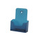 Folderhouder A5 Transparant Blauw Folderhouder A5 transparant Blauw