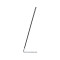 L-Standaard A4 "Eco" Liggend, 2 mm PMMA (plexi) L Standaard zijkant 