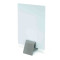 RVS Menukaart Clip 50 mm, Deflecto® Menuclip 50 mm rvs met kaart