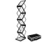 Brochurehouder ZigZag A4 Zwart, Inklapbaar (incl. koffer)  Brochurehouder ZigZag A4 Zwart, Inklapbaar (incl. koffer)