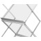 Brochurehouder ZigZag A3, Inklapbaar (incl. koffer)  Brochurehouder ZigZag A3, Scharnier