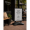 Stoepbord A1 waterbase, zwart Stoepbord A1 waterbase zwart (coffee)