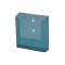 Wandfolderhouder A5 Transparant Blauw Wandfolderhouder A5 Transparant Blauw