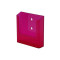 Wandfolderhouder A5 Transparant Rood Wandfolderhouder A5 Transparant Rood